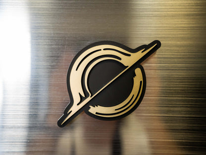 Black Hole Metallic Gold Magnet