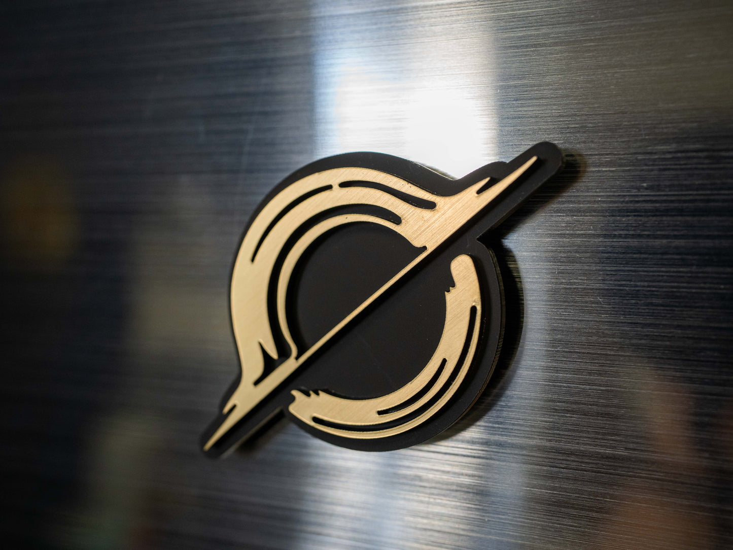 Black Hole Metallic Gold Magnet