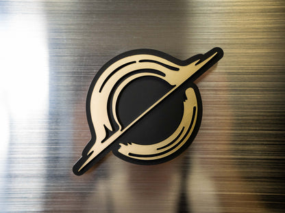 Black Hole Metallic Gold Magnet