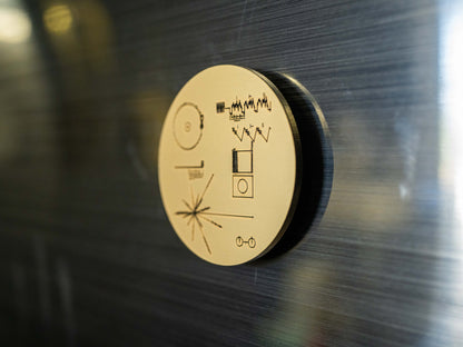 Voyager Golden Record Metallic Magnet