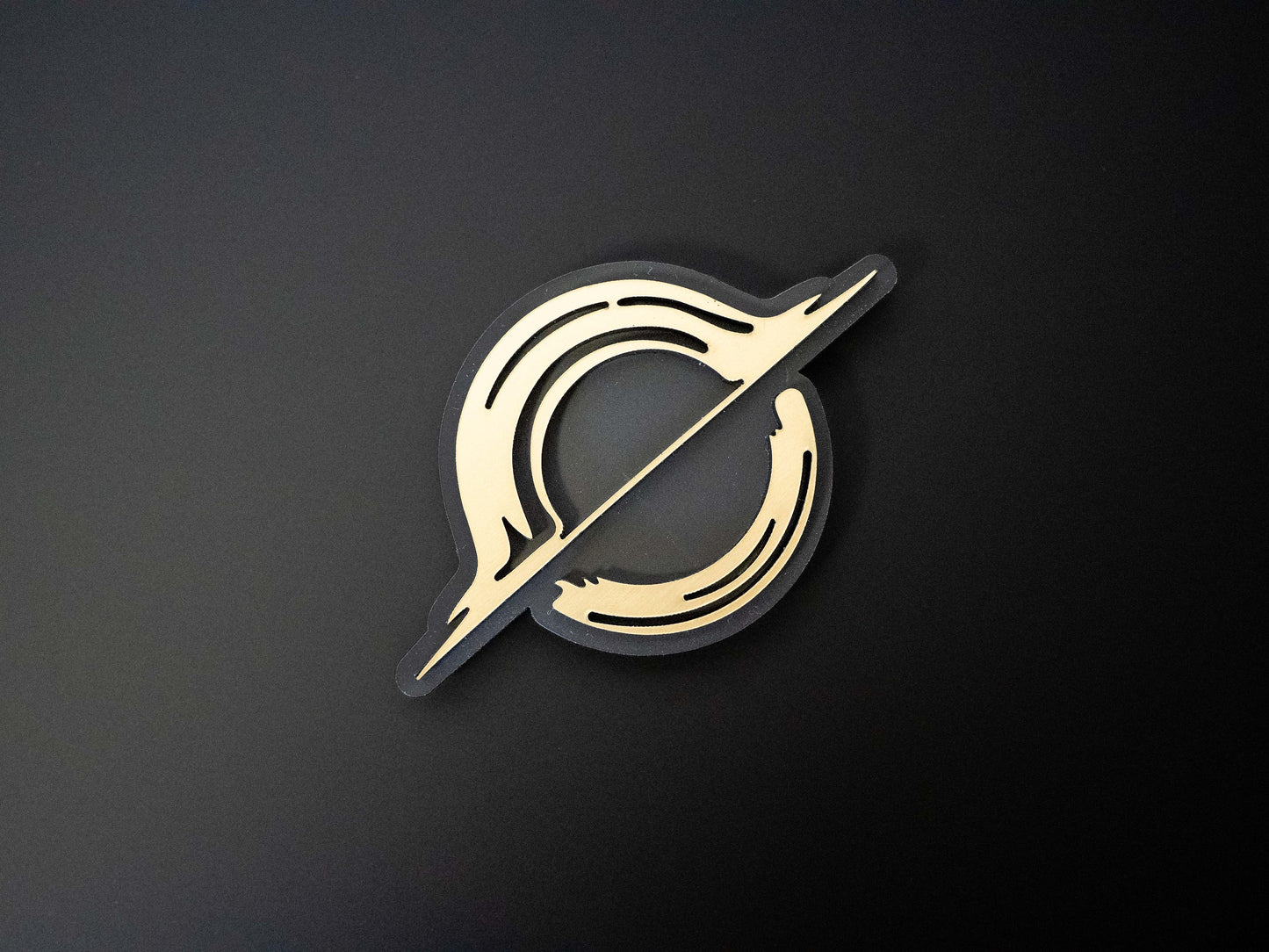 Black Hole Metallic Gold Magnet