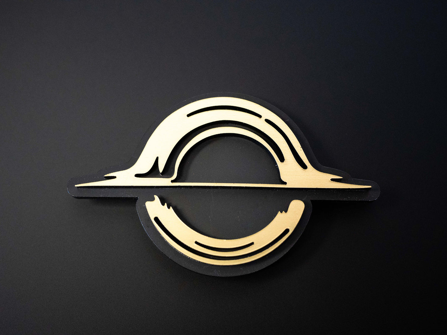 Black Hole Metallic Gold Magnet