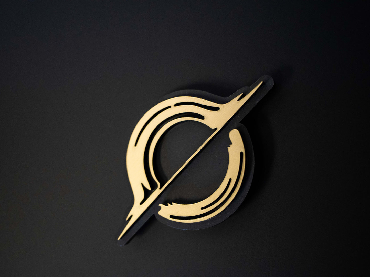 Black Hole Metallic Gold Magnet