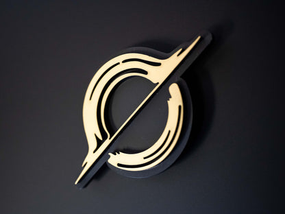 Black Hole Metallic Gold Magnet