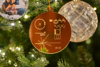Voyager Golden Record Holiday Ornament