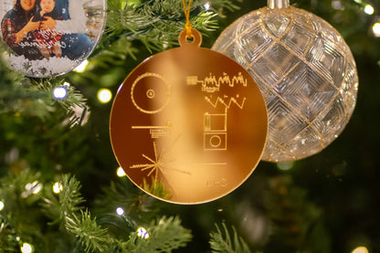Voyager Golden Record Holiday Ornament
