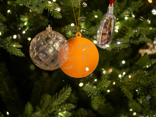Voyager Golden Record Holiday Ornament - Iridescent