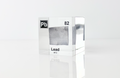 Lead Element Cube - 2" Acrylic Display - Atomic Number 82