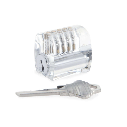 Dangerfield Clear Acrylic Practice Lock - Standard Pins - Medium difficulty