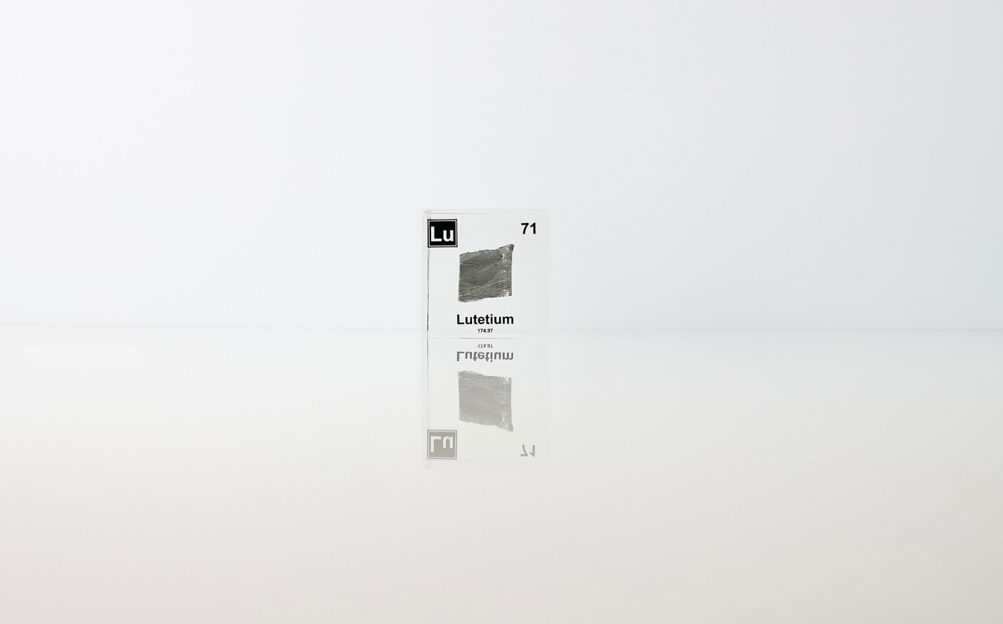 Lutetium Element Cube - 2" Acrylic Display - Atomic Number 71