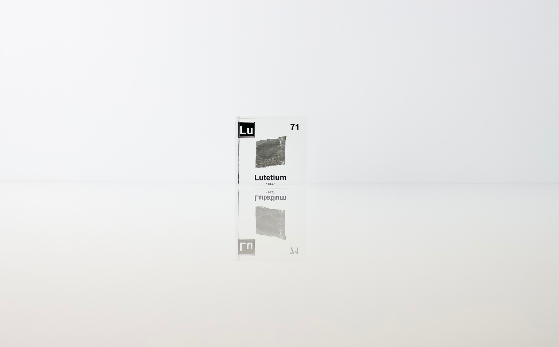Lutetium Element Cube - 2" Acrylic Display - Atomic Number 71