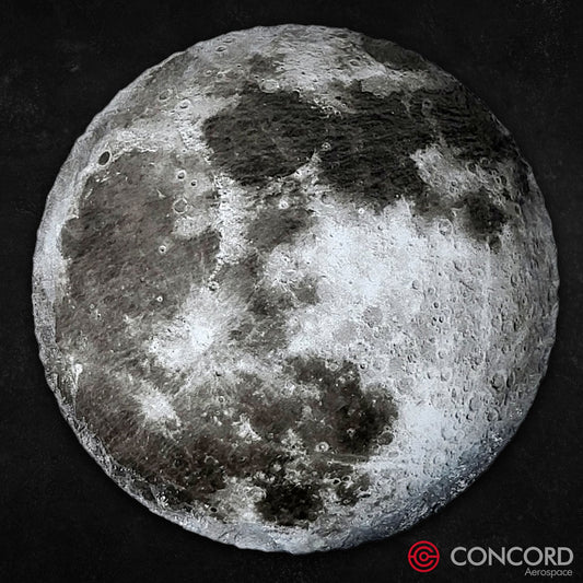 THE MOON - SLATE COASTER