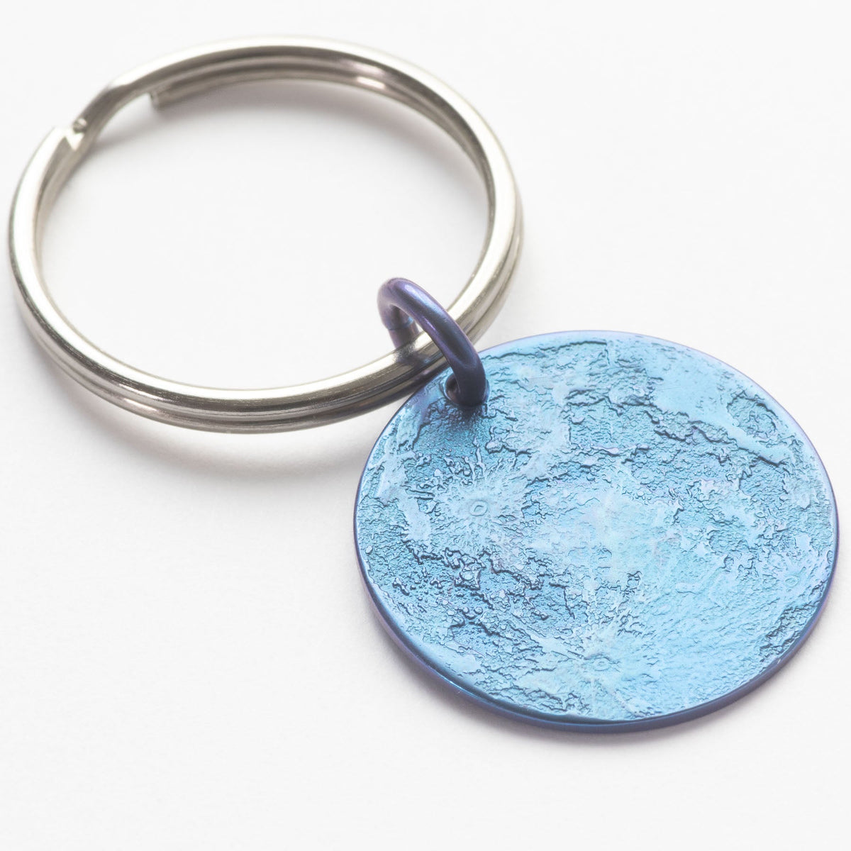 Blue Moon Necklace - 1 in. Anodized Niobium Charm or Pendant