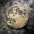 Brass Super Harvest Moon Coin - Large 1.5 in