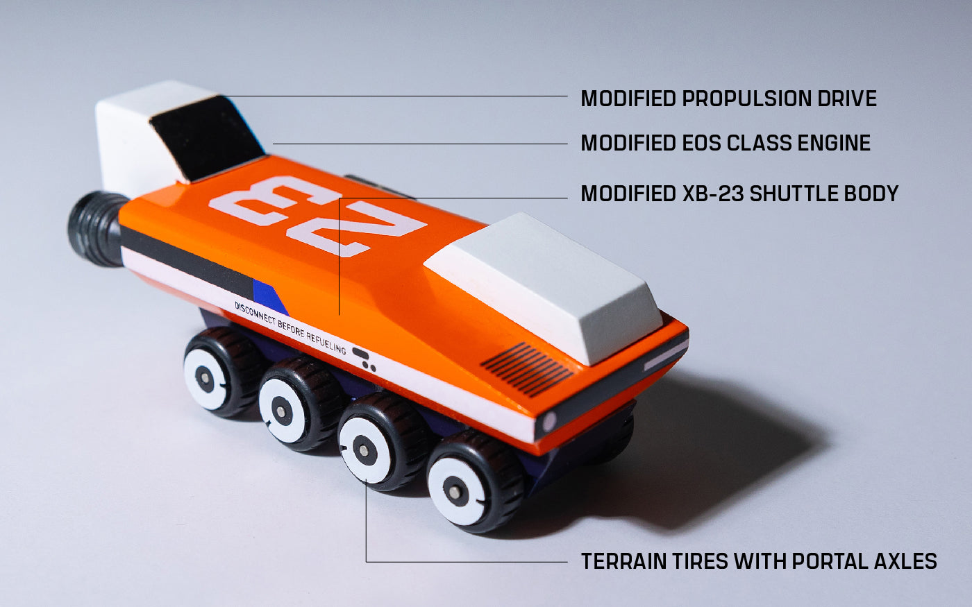 M.A.R.G.E. Wooden Mars Vehicles: DARK DEPTHS SET