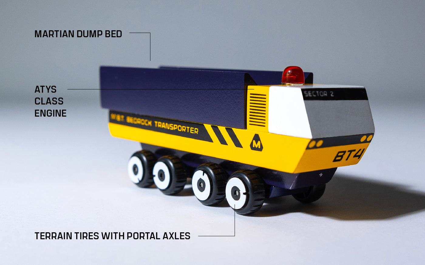 M.A.R.G.E. Wooden Mars Vehicles: SECTOR 9 SET