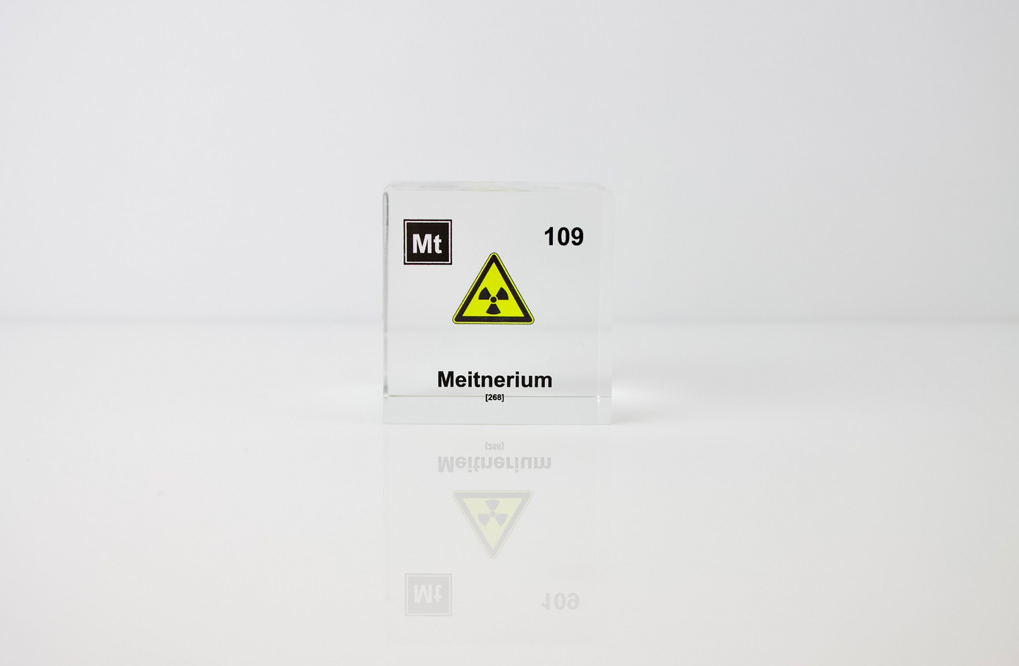 Meitnerium Element Cube - 2" Acrylic Display - Atomic Number 109
