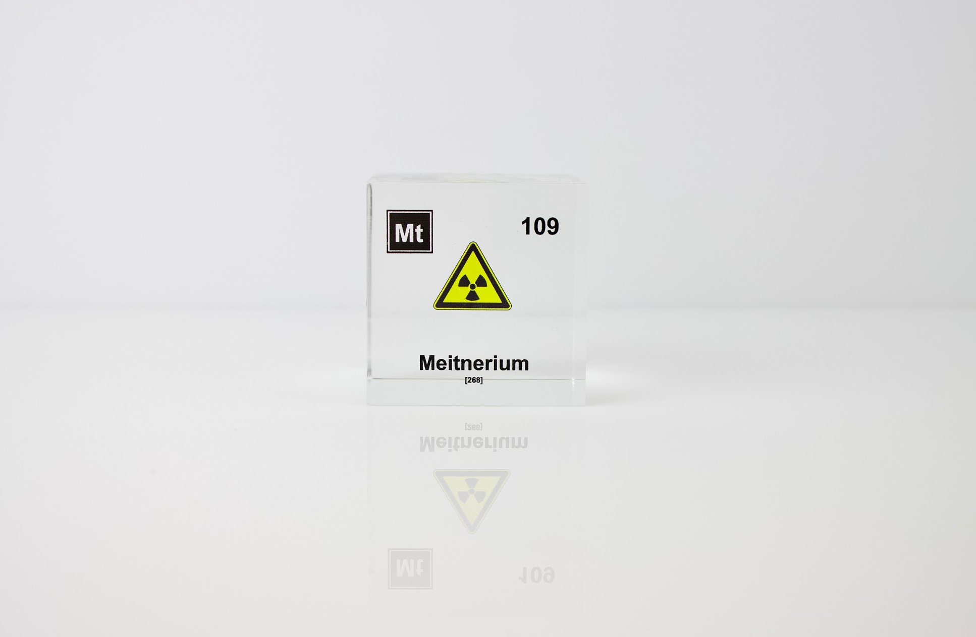 Meitnerium Element Cube - 2" Acrylic Display - Atomic Number 109