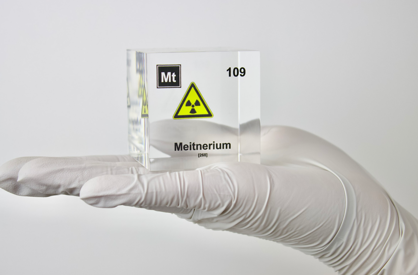 Meitnerium Element Cube - 2" Acrylic Display - Atomic Number 109