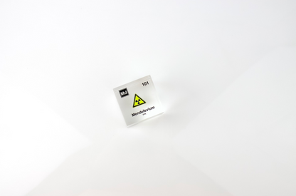 Mendelevium Element Cube - 2" Acrylic Display - Atomic Number 101
