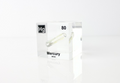 Mercury Element Cube - 2" Acrylic Display - Atomic Number 80