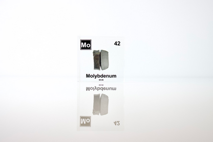 Molybdenum Element Cube - 2" Acrylic Display - Atomic Number 42