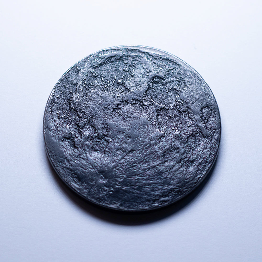 Iron Super New Moon Coin - Large 1.5 in / 38 mm