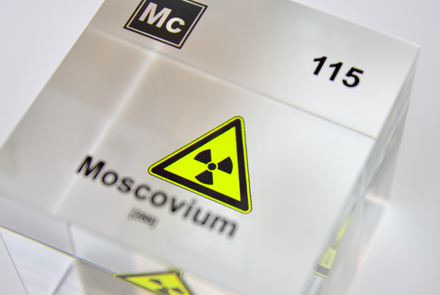 Moscovium Element Cube - 2" Acrylic Display - Atomic Number 115