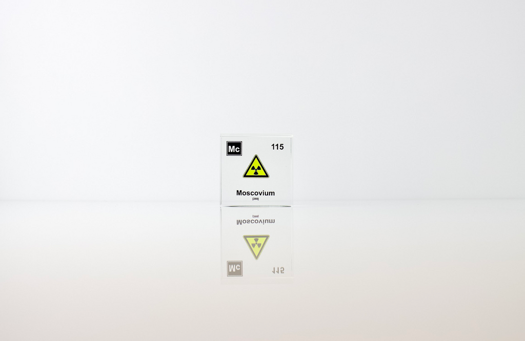 Moscovium Element Cube - 2" Acrylic Display - Atomic Number 115
