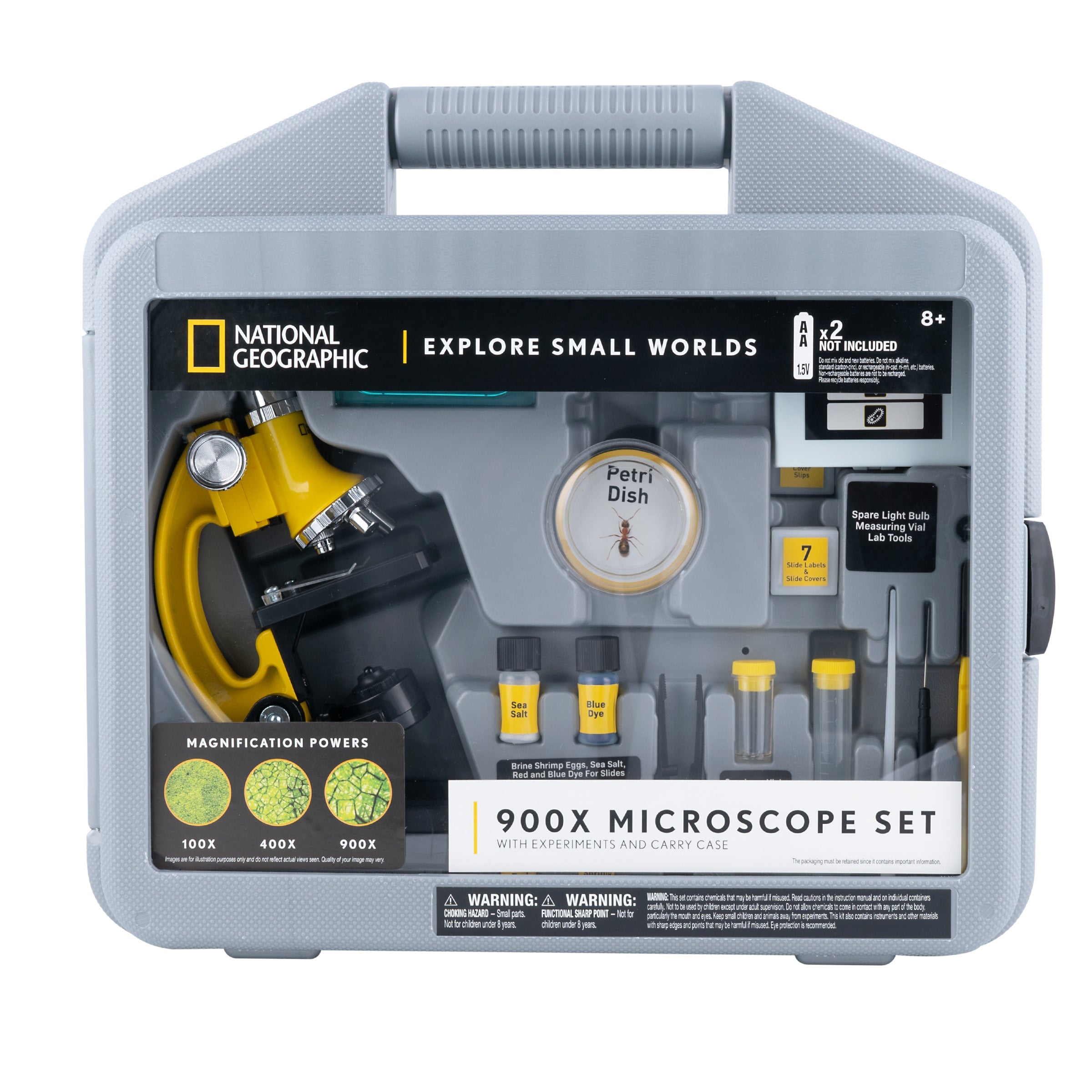 900x Microscope with Hard Case