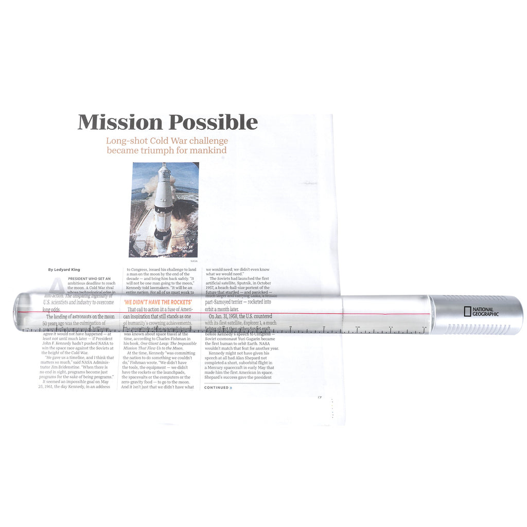 2x Reading Magnifier and Ruler
