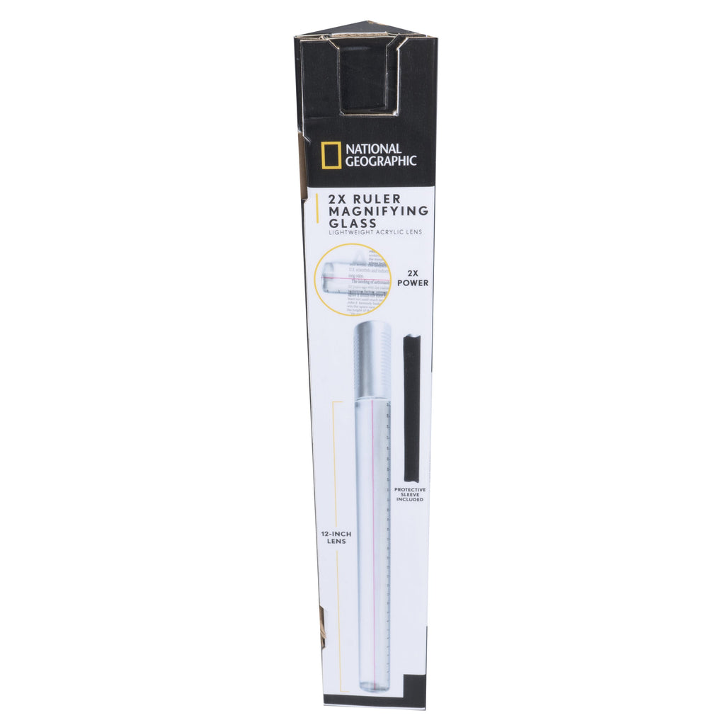 2x Reading Magnifier and Ruler