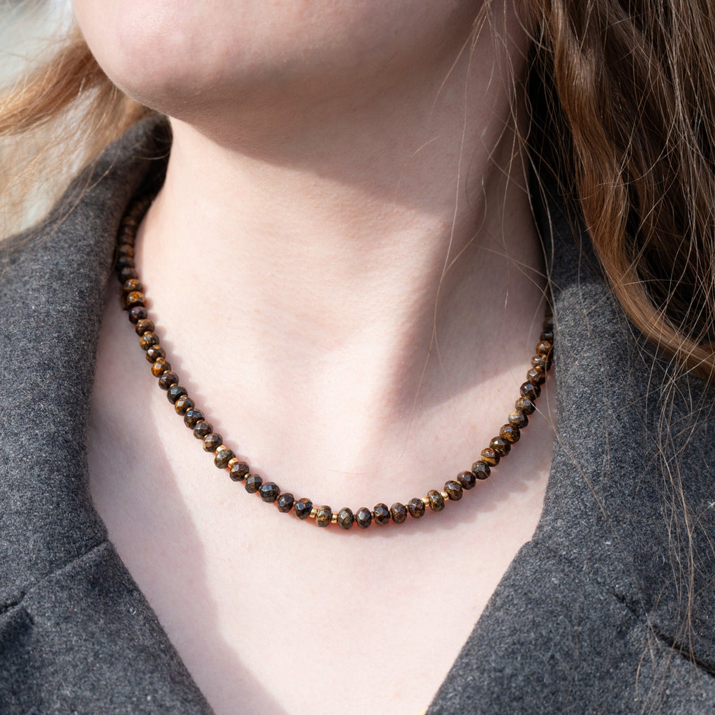 Chondritic Meteorite NWA 869 Necklace