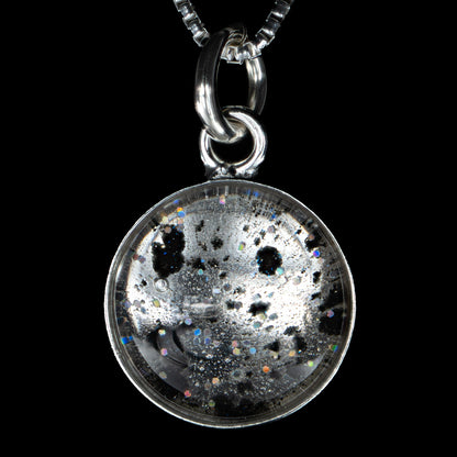 Nebula Fire Pendant - Birth of the Solar System Necklace - Allende Meteorite