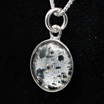 Nebula Fire Pendant - Birth of the Solar System Necklace - Allende Meteorite