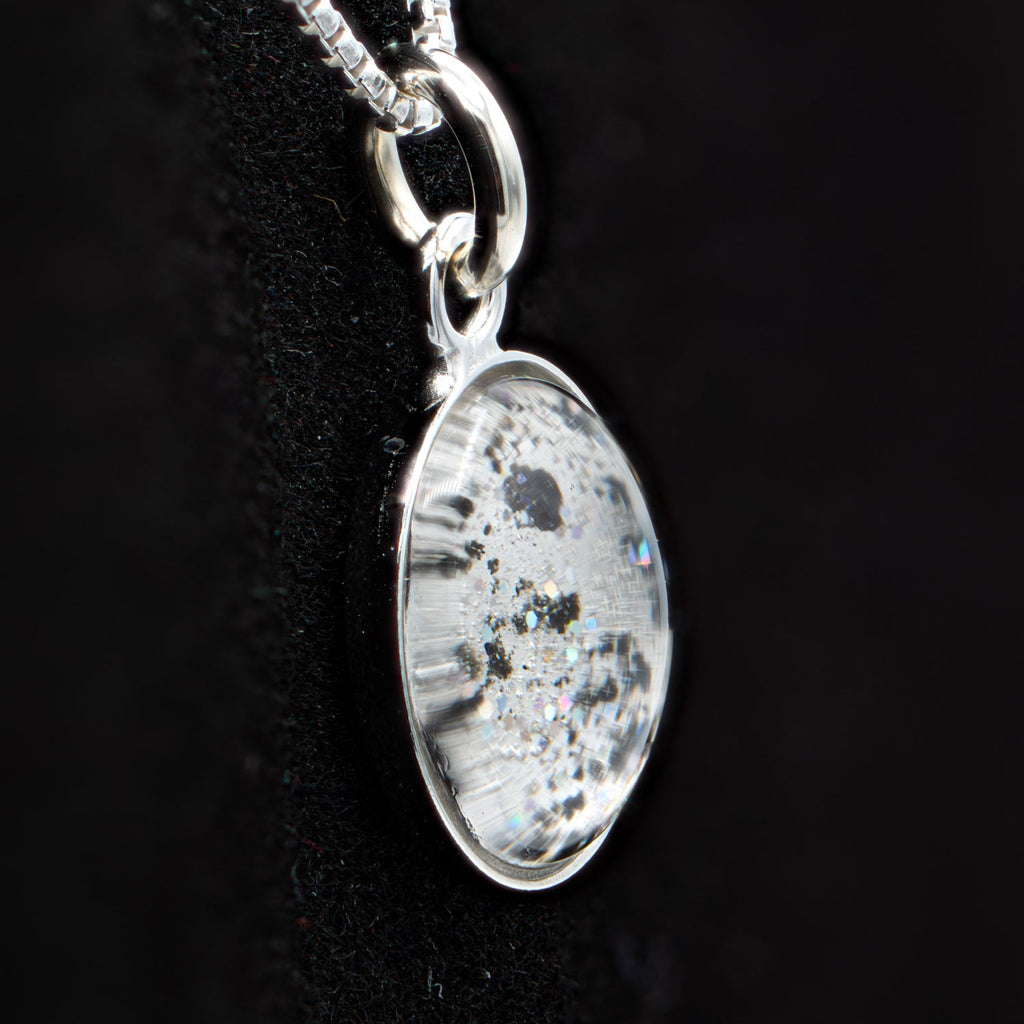 Nebula Fire Pendant - Birth of the Solar System Necklace - Allende Meteorite