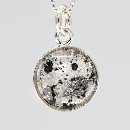 Nebula Fire Pendant - Birth of the Solar System Necklace - Allende Meteorite