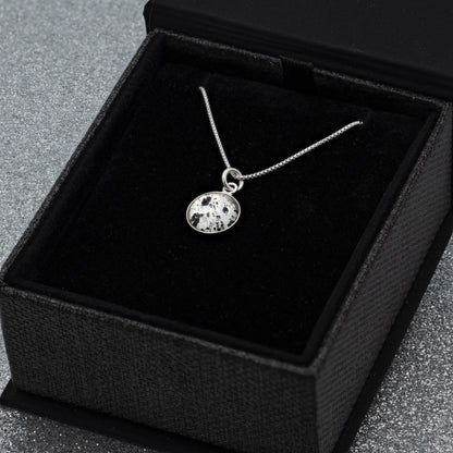 Nebula Fire Pendant - Birth of the Solar System Necklace - Allende Meteorite