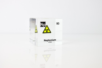 Neptunium Element Cube - 2" Acrylic Display - Atomic Number 93