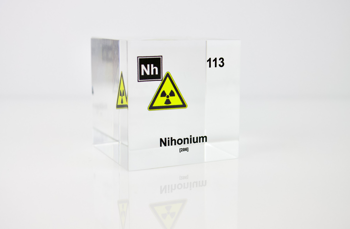 Nihonium Element Cube - 2" Acrylic Display - Atomic Number 113