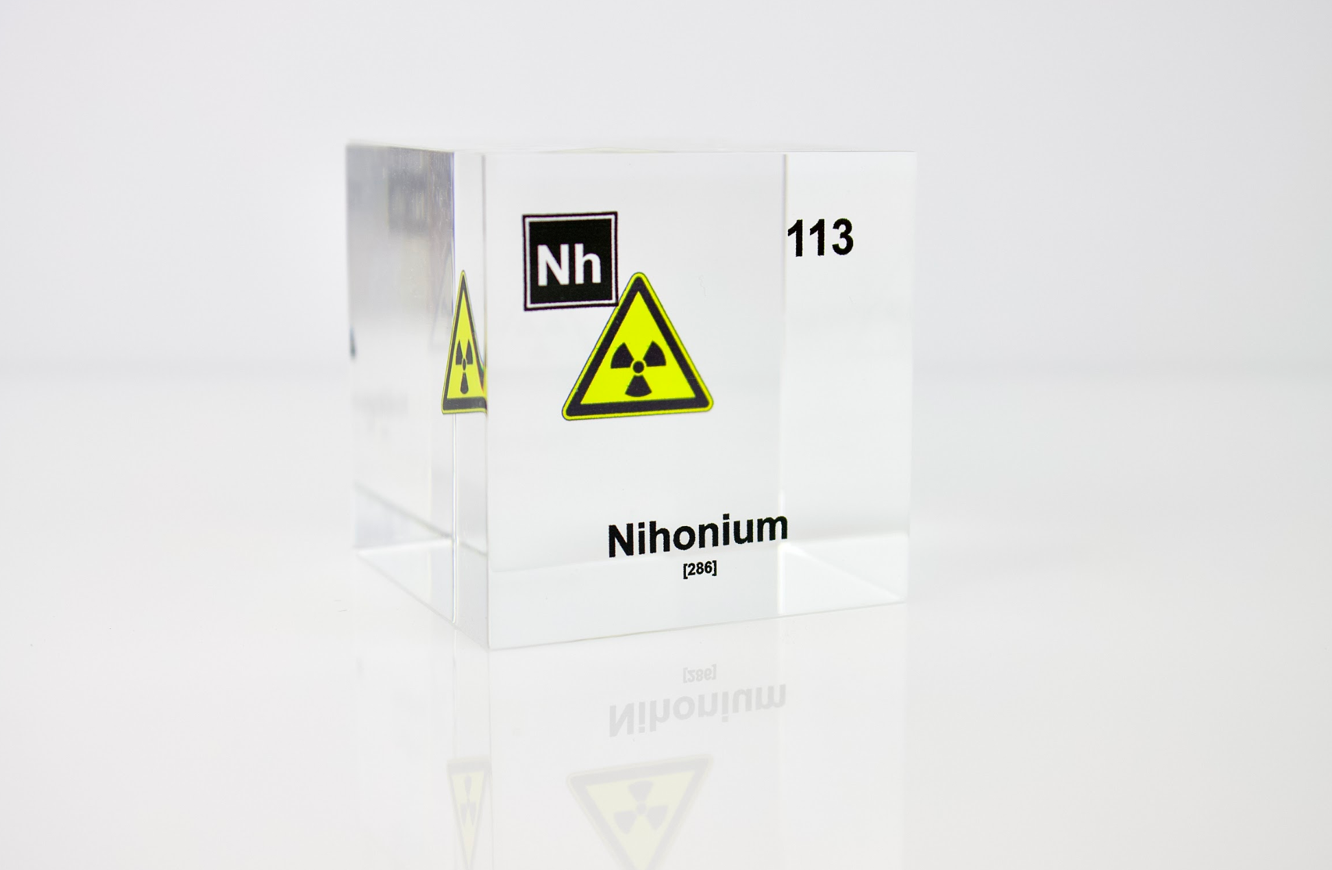 Nihonium Element Cube - 2" Acrylic Display - Atomic Number 113