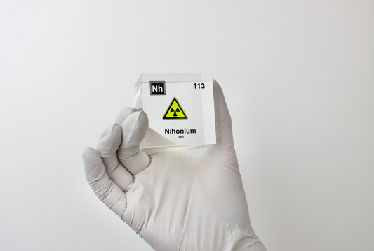 Nihonium Element Cube - 2" Acrylic Display - Atomic Number 113
