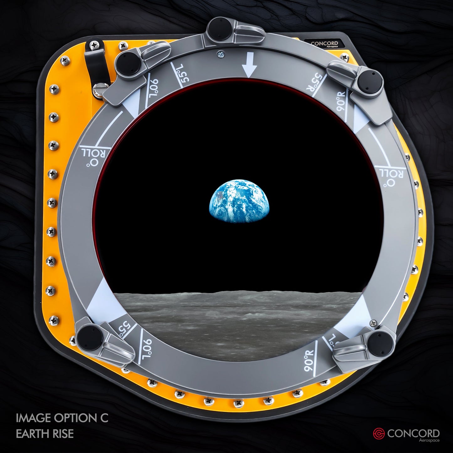 APOLLO 13 COMMAND MODULE ODYSSEY HATCH WINDOW