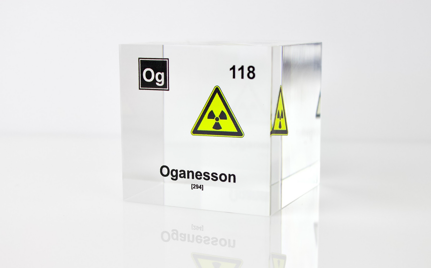 Oganesson Element Cube - 2" Acrylic Display - Atomic Number 118