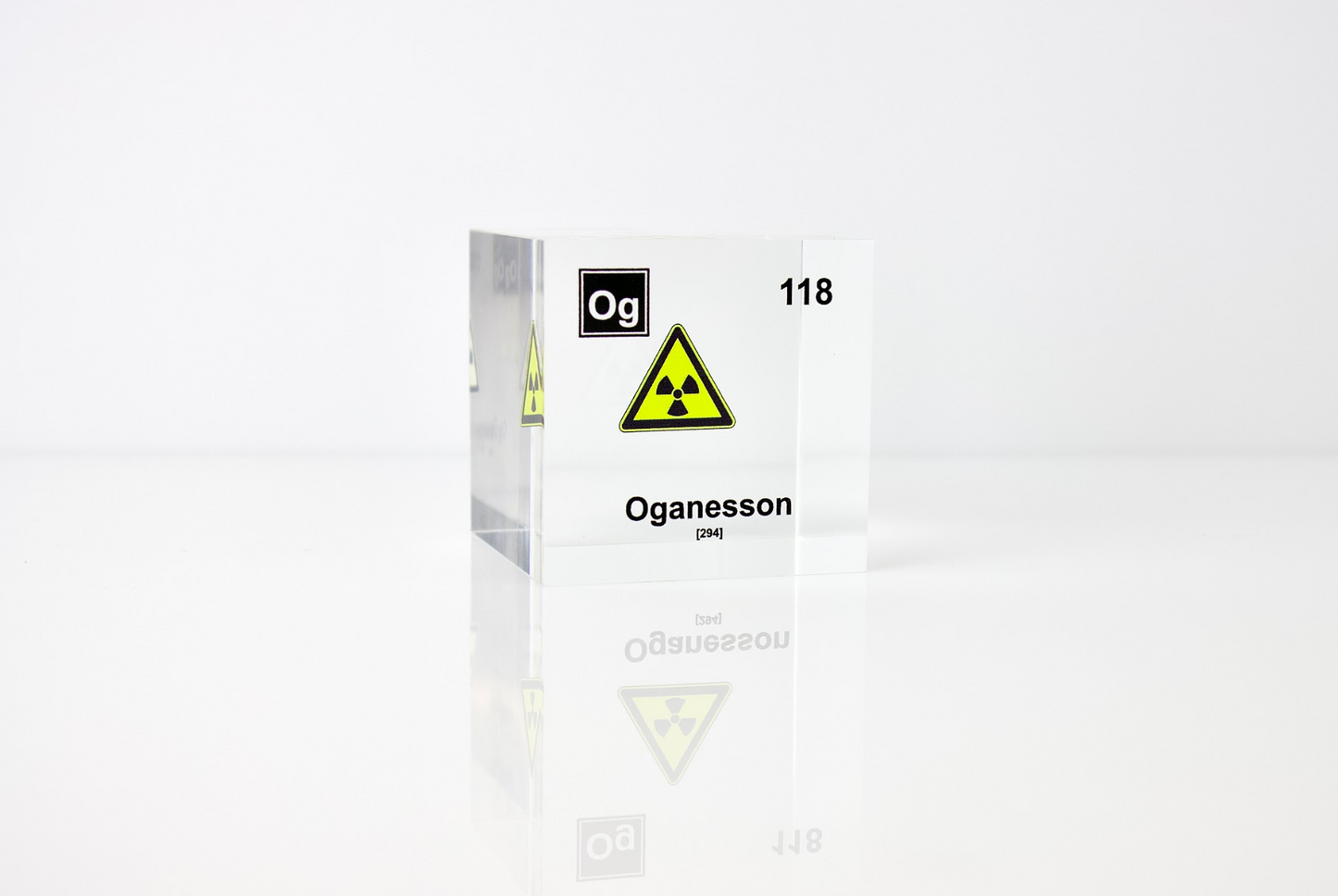 Oganesson Element Cube - 2" Acrylic Display - Atomic Number 118