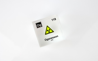 Oganesson Element Cube - 2" Acrylic Display - Atomic Number 118