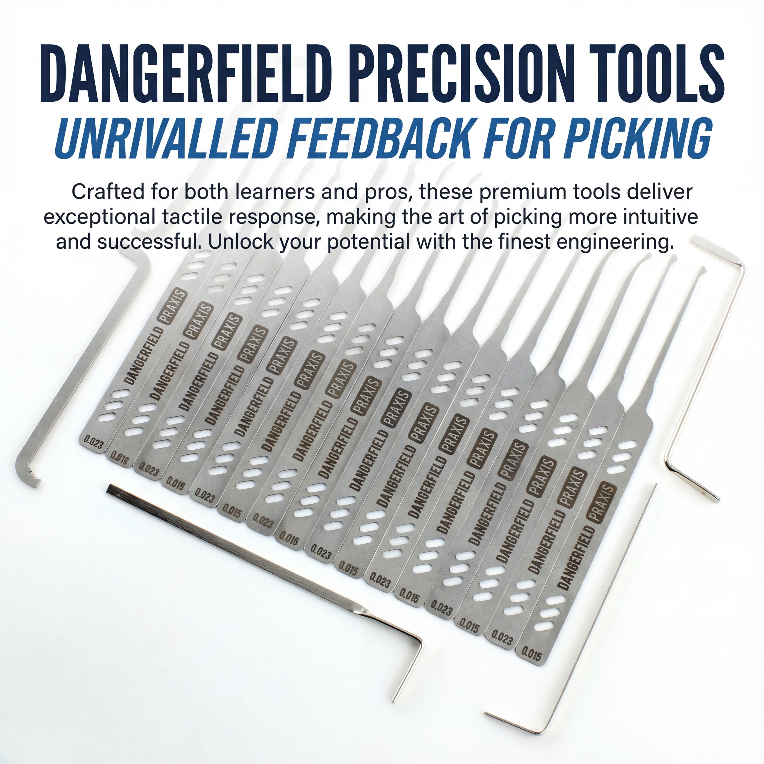 Dangerfield PRAXIS Dual-Gauge Complete Lock Pick Set – Stemcell