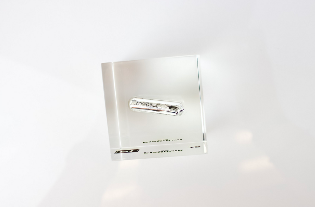 Platinum Element Cube - 2" Acrylic Display - Atomic Number 78