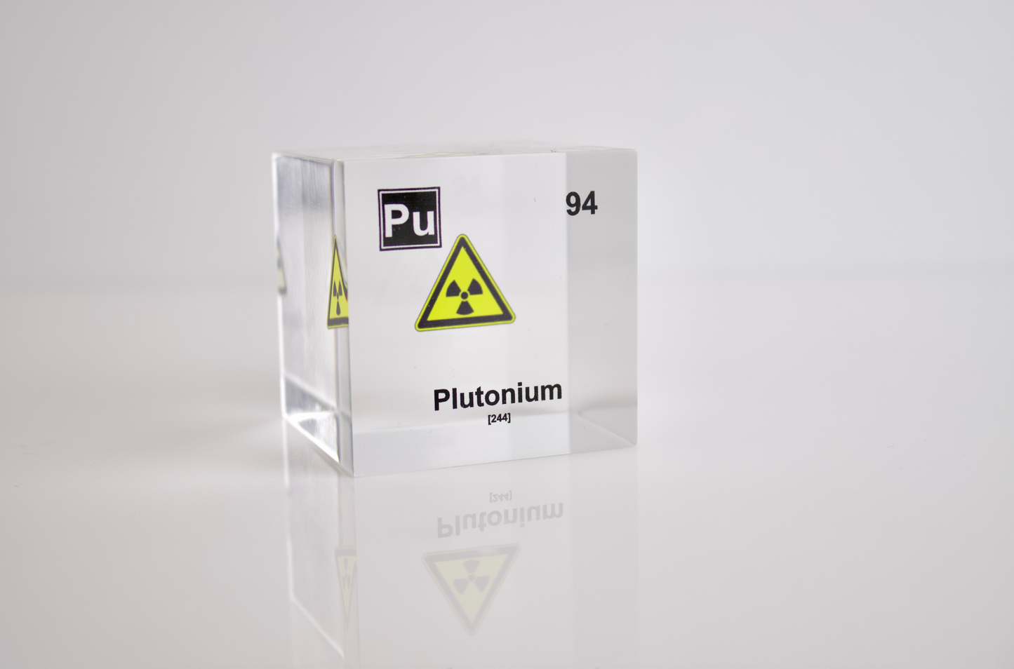 Plutonium Element Cube - 2" Acrylic Display - Atomic Number 94