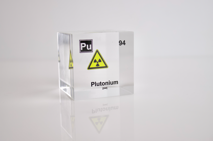 Plutonium Element Cube - 2" Acrylic Display - Atomic Number 94